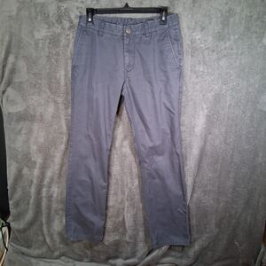 bonobos Slim Washed Chino Pants 30x30 Gray Inseam 29